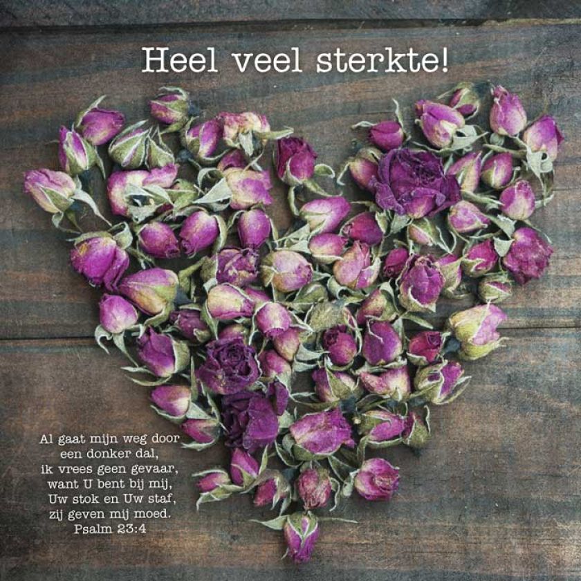 Kaart 'Sterkte - Psalm 23' - MA12007 -  Lifestyle bij MajesticAlly