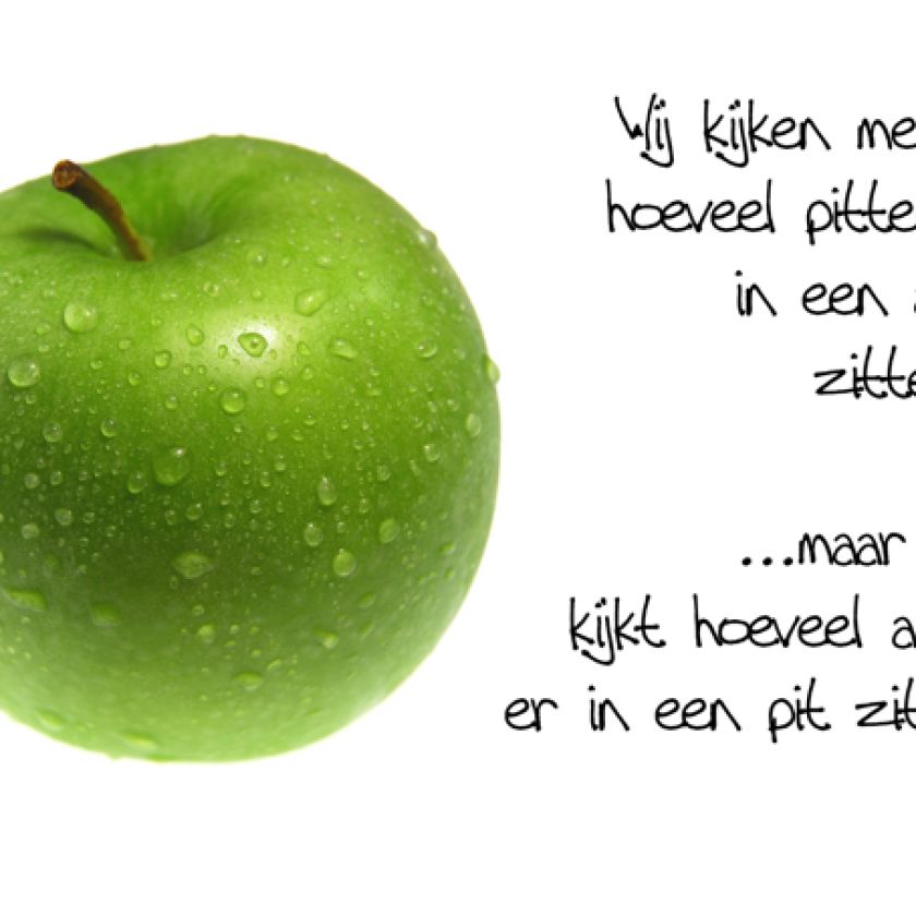 46301 Gospel Oneliner Wij kijken meestal hoeveel pitten 9ebb1099