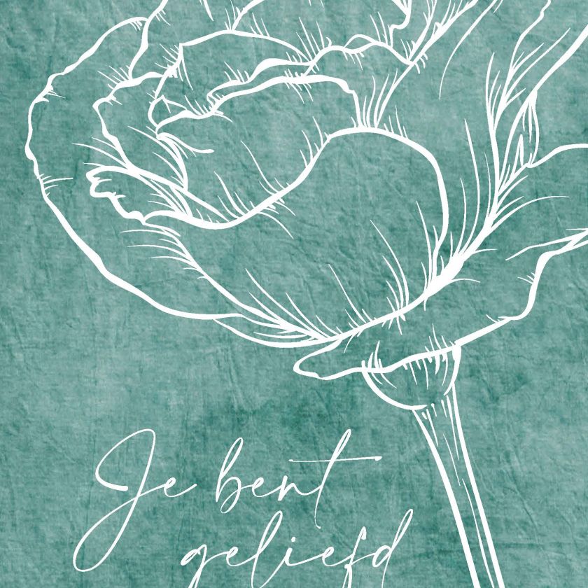 MA55024 - Wenskaart 'Je bent geliefd'