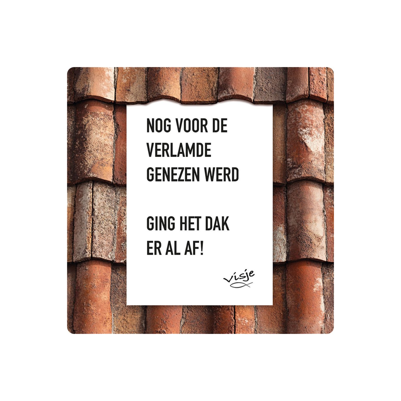 V16003 Visje Cadeaubordjes 15x15 Verlamde dak 9f1015c1