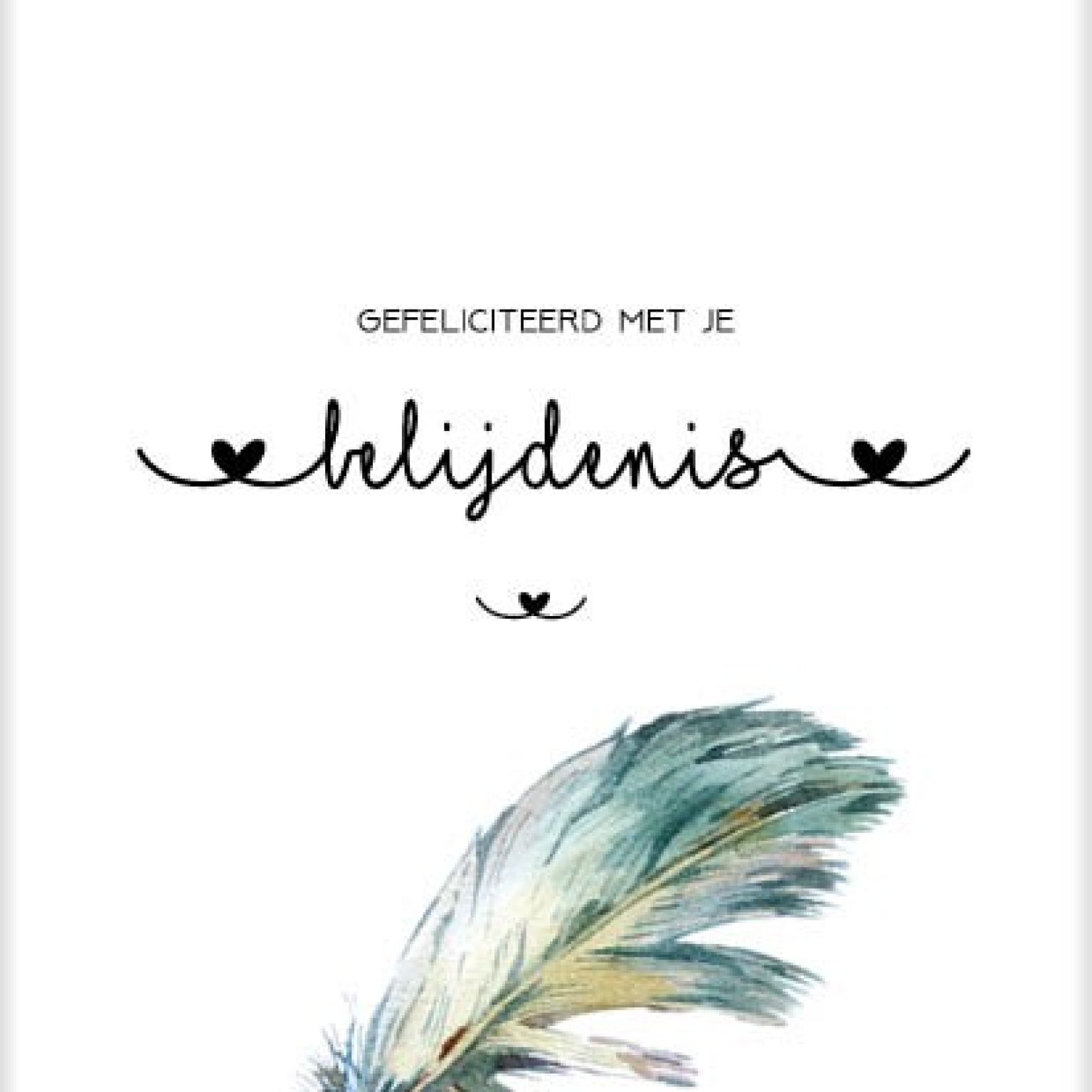 Belijdenis, 6 verschillende kaarten - MA31098 -  Bloom bij MajesticAlly