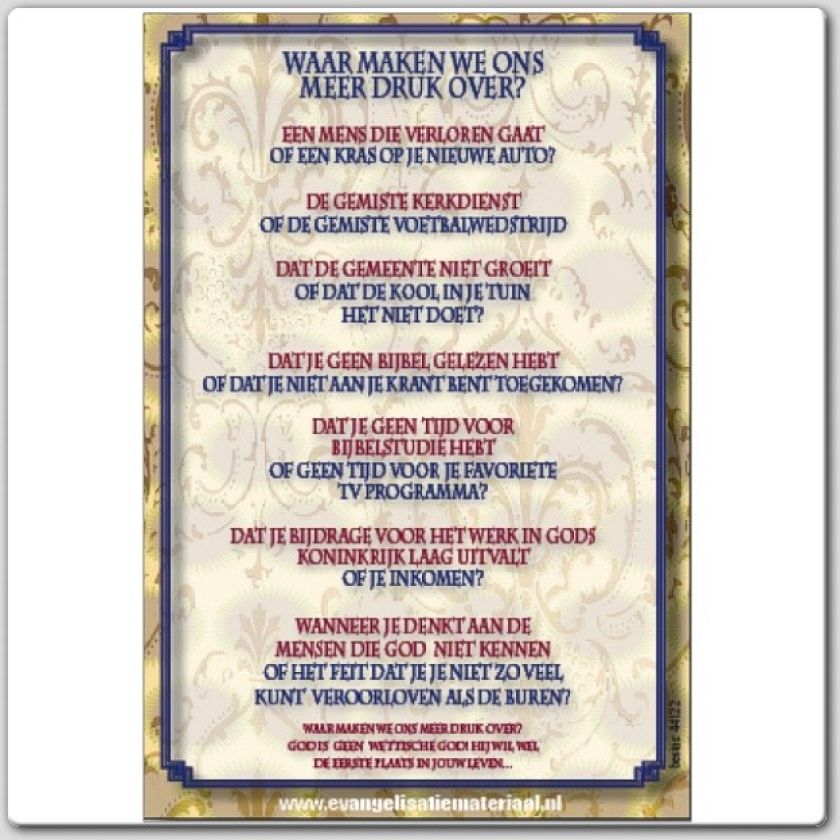 Minikaart 'Waar maken we ons druk om'