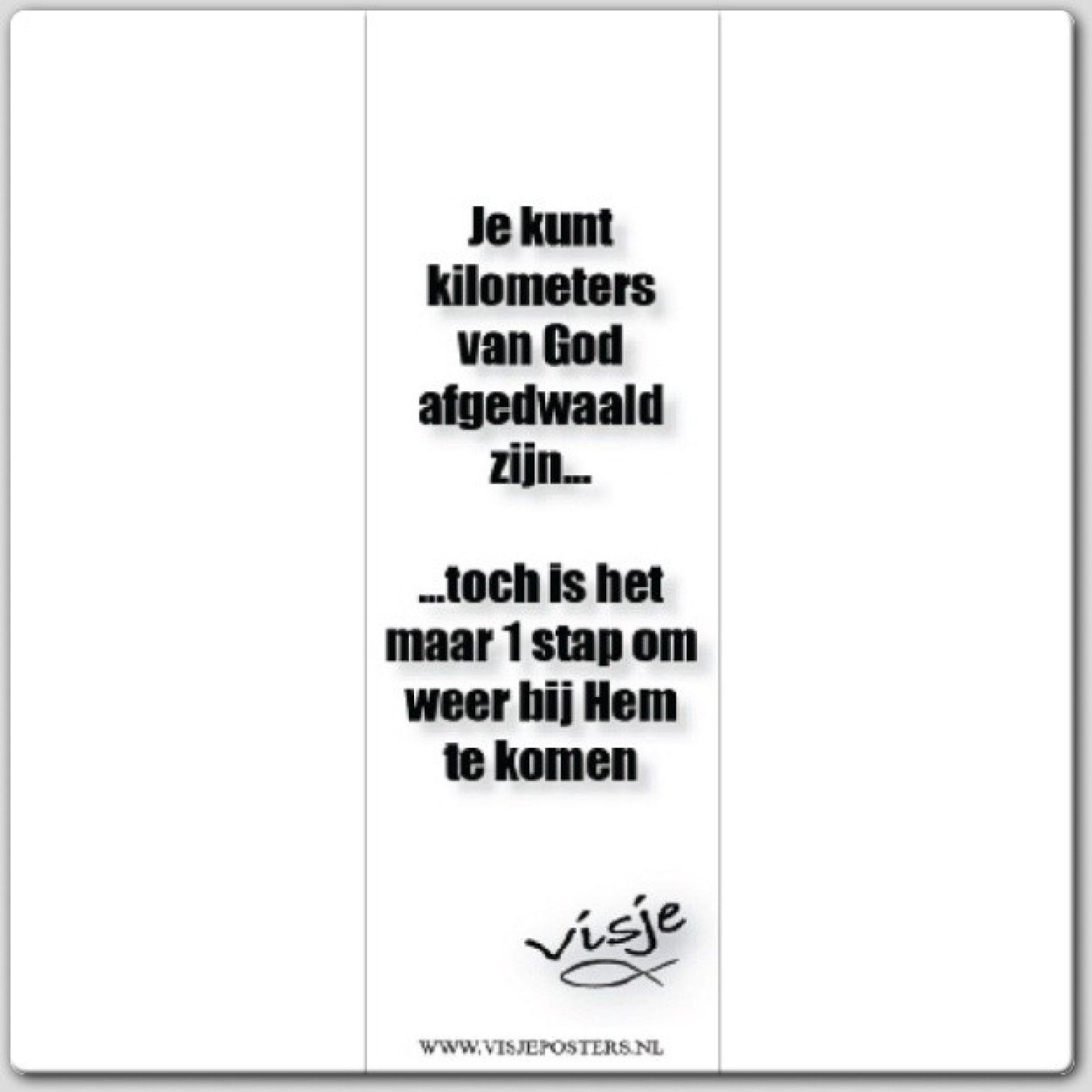 Boekenlegger visje je kunt kilometers va - 44856 -  Visje bij MajesticAlly