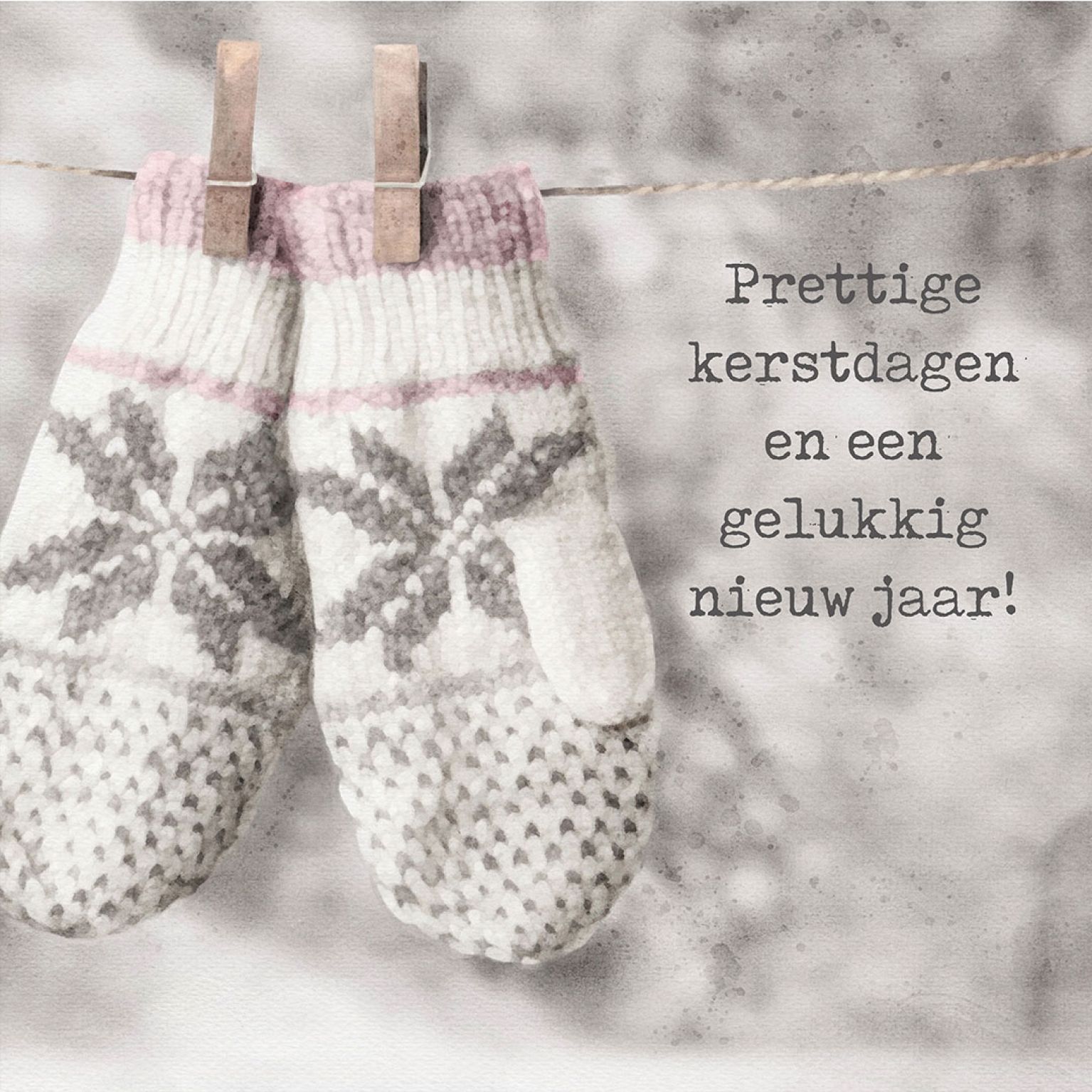 MA41205 - Minikerstkaart 'Wanten'