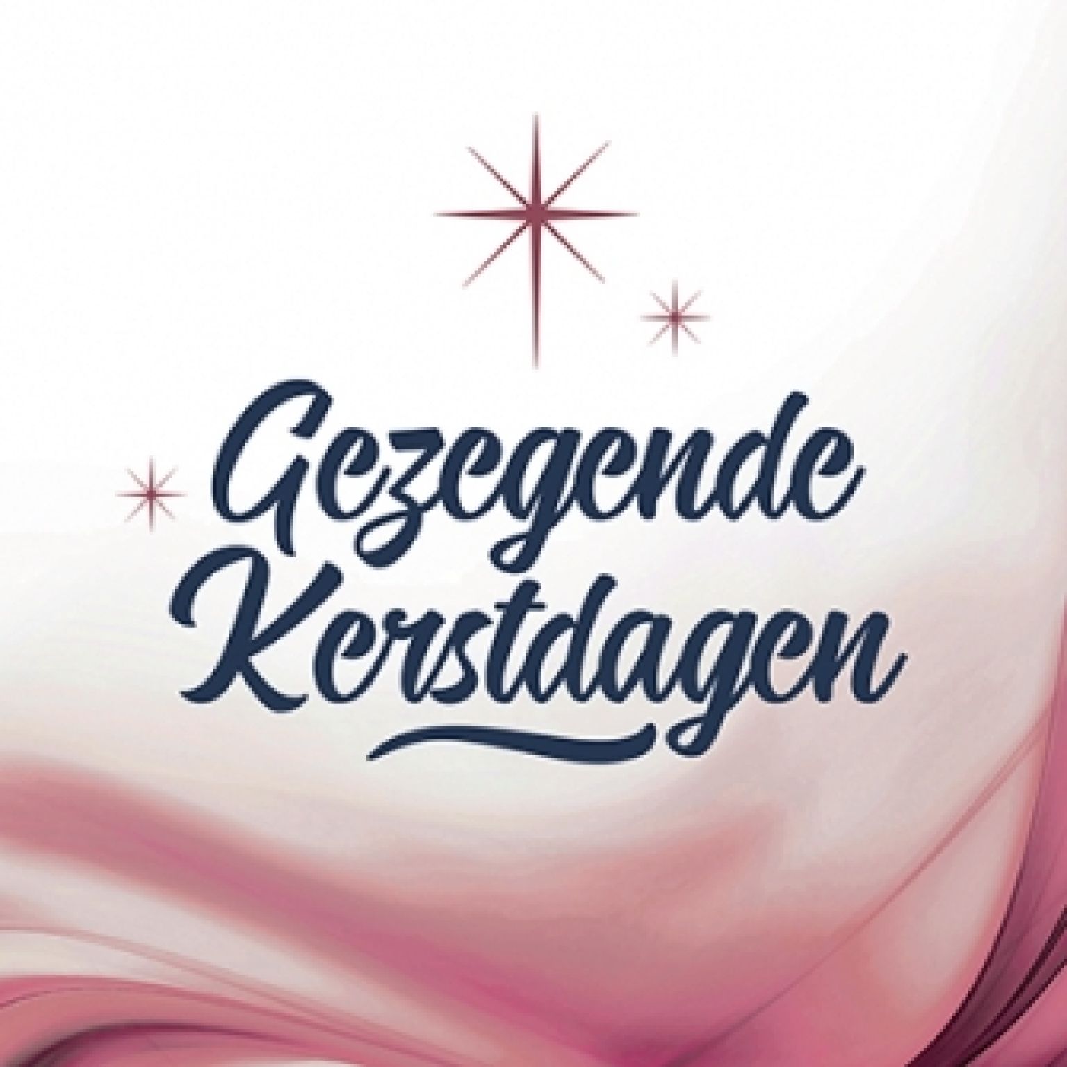Kerstkaart 'Gezegende Kerstdagen - rood' - 454116 -  Kerst-Morgenster bij MajesticAlly