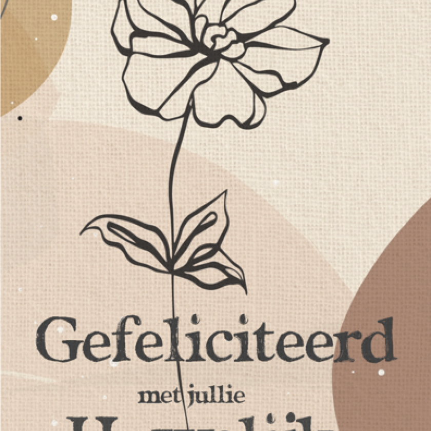 Wenskaart 'Gefeliciteerd huwelijk' - MA43026 -  Courage bij MajesticAlly