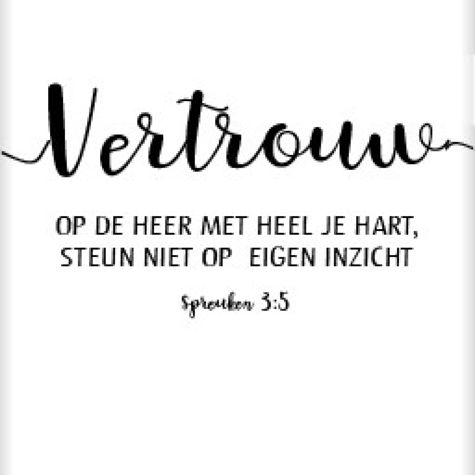 Boekenlegger vertrouw op de Heer - MA25209 -  Boekenleggers bij MajesticAlly