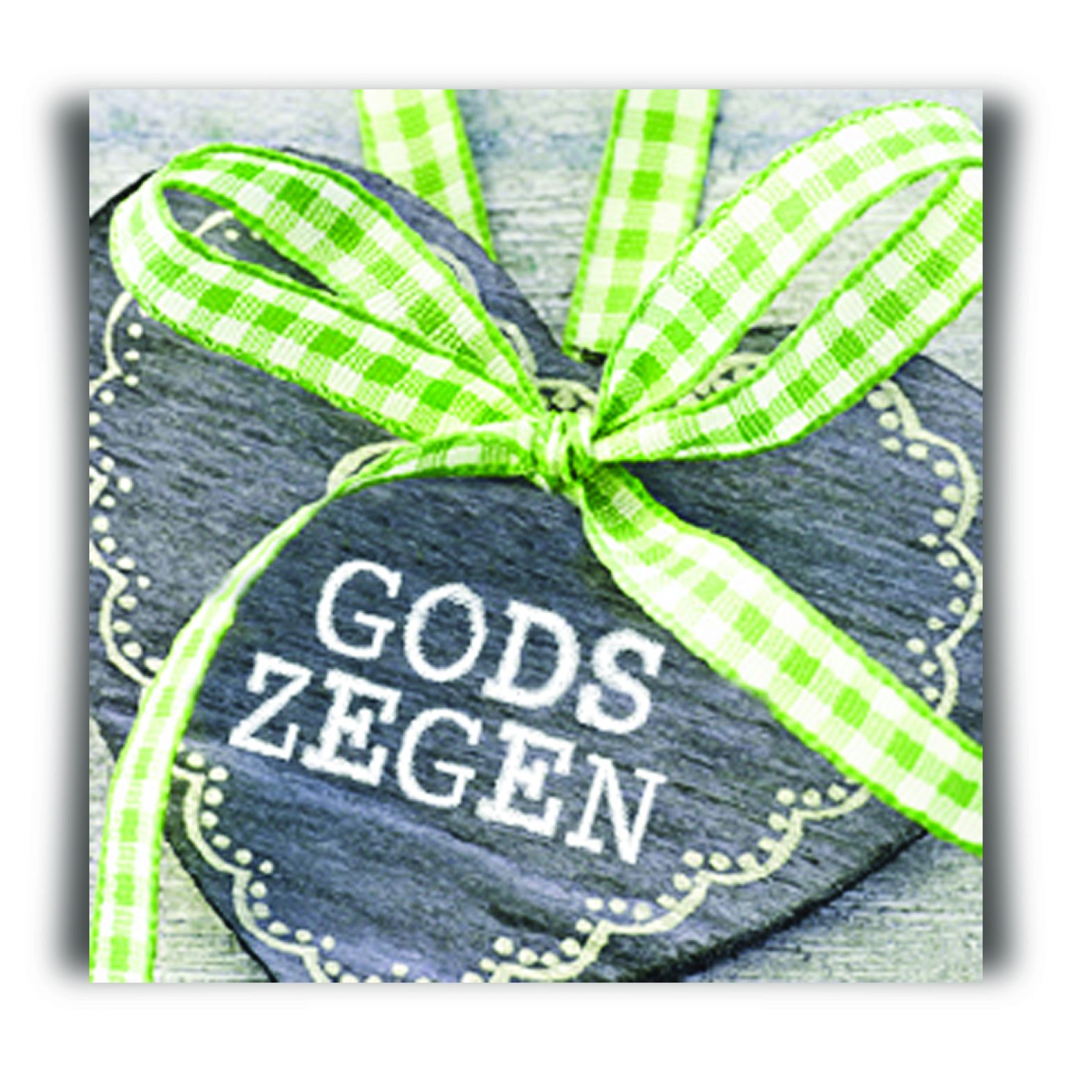 Kadokaartje Gods zegen hart - MA12110 -  Cadeaukaartjes bij MajesticAlly