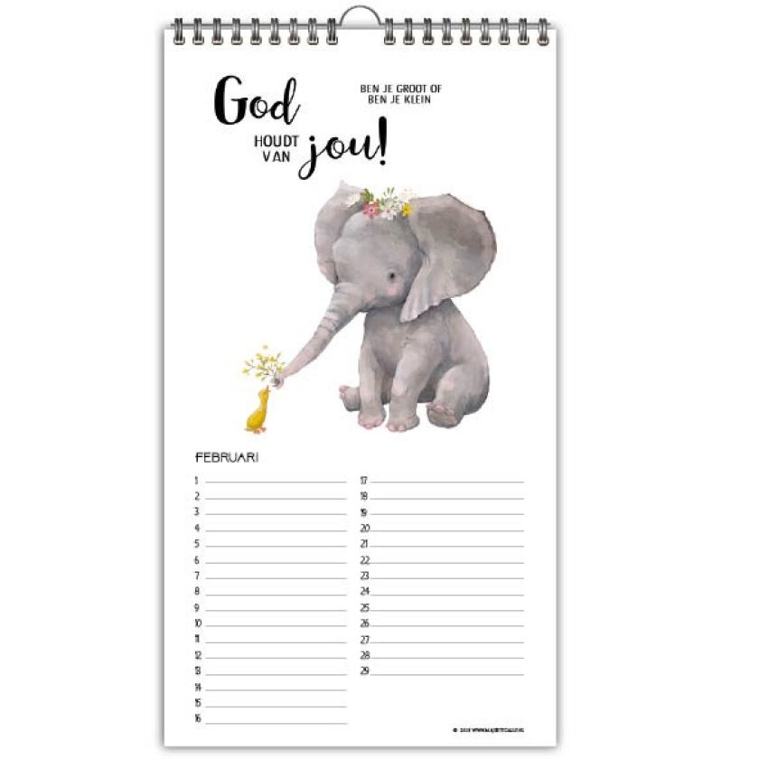 Kinderverjaardagskalender - 9789078893608 -  Verjaardagskalenders bij MajesticAlly