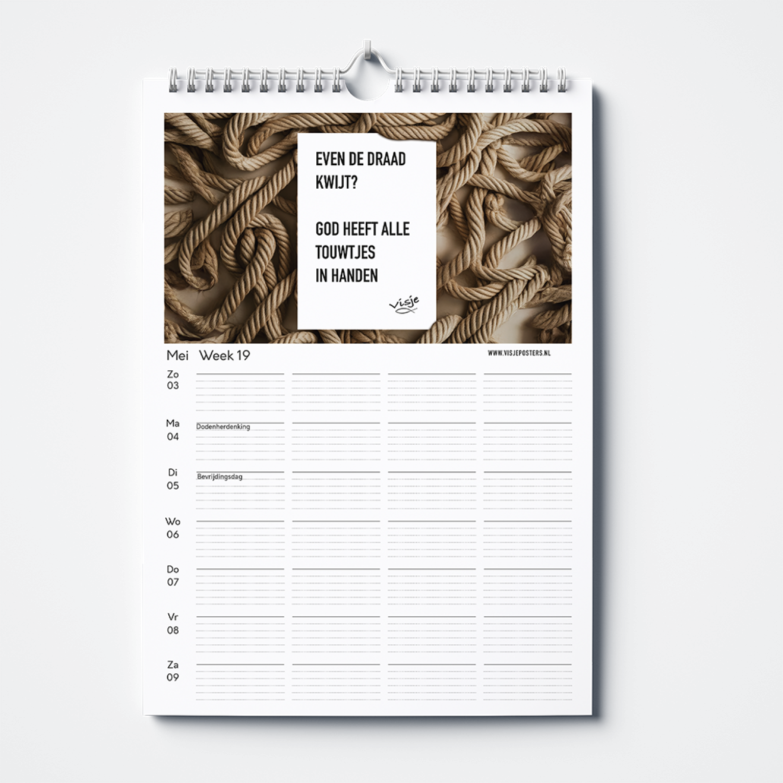 Weekplanner Visje 2026 Mei afef2a4f