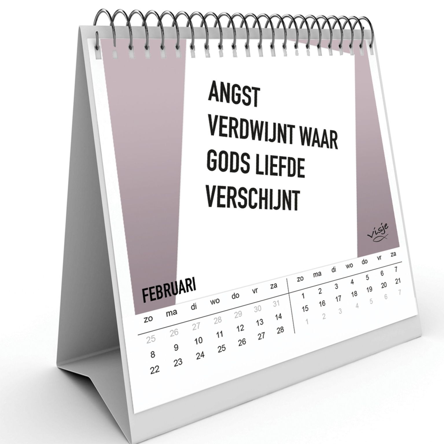 Bureaukalender Visje 2026 Februari b0dd3358