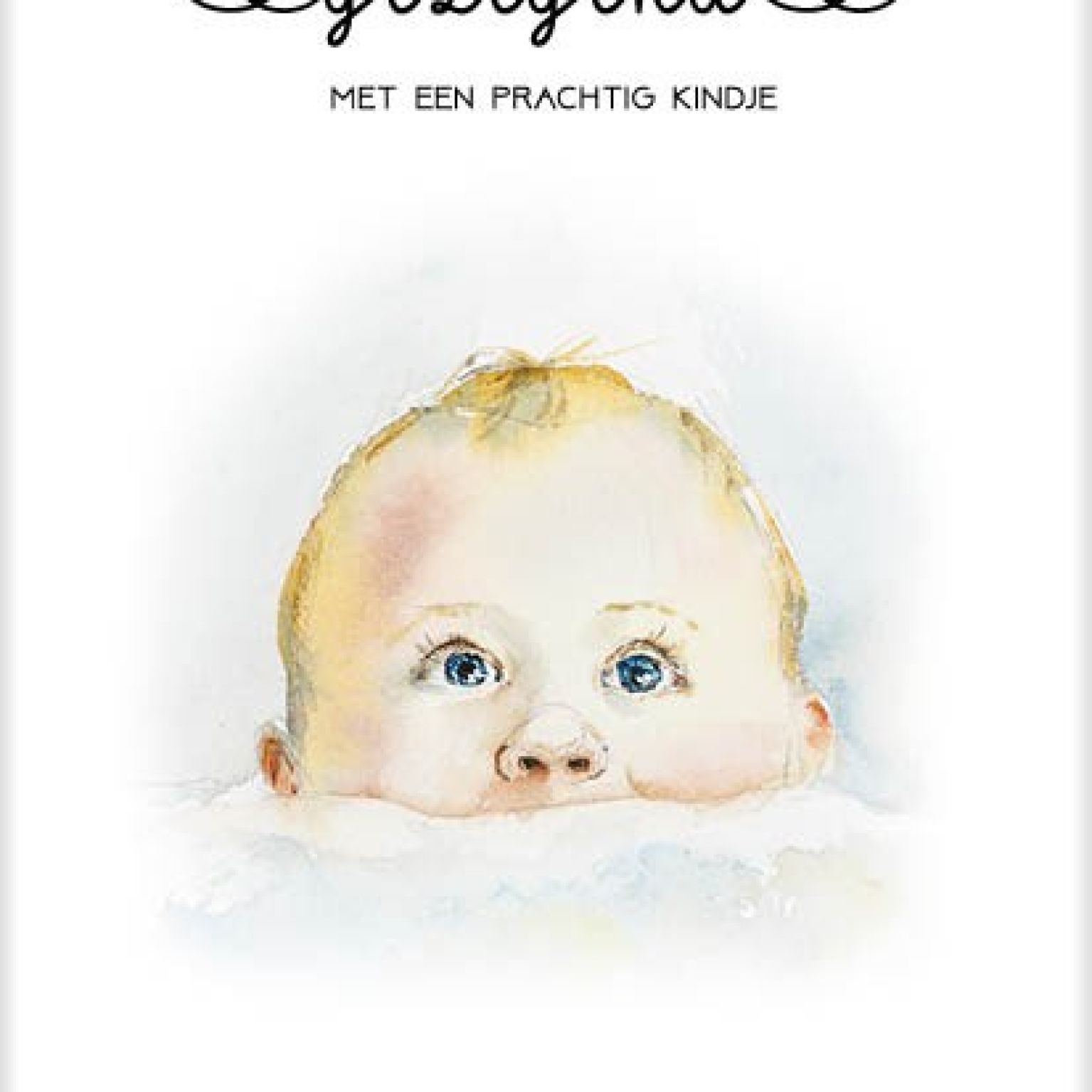 Kaart 'Prachtig kindje' - MA31012 -  Bloom bij MajesticAlly