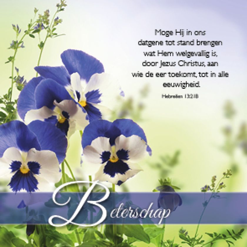 Kaart beterschap - MA46131 -  Beterschap