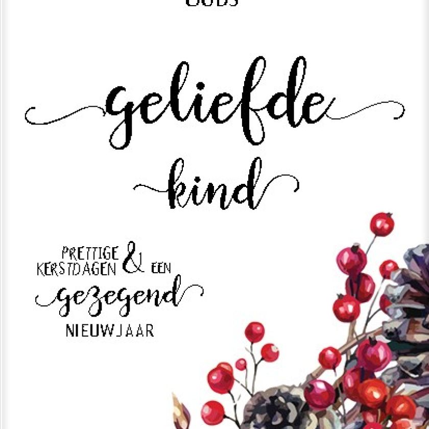Voordeelpakje kerstkaarten 'Je bent geliefd' - 6 stuks - MA24024 -  Voordeelpakjes kerst bij MajesticAlly