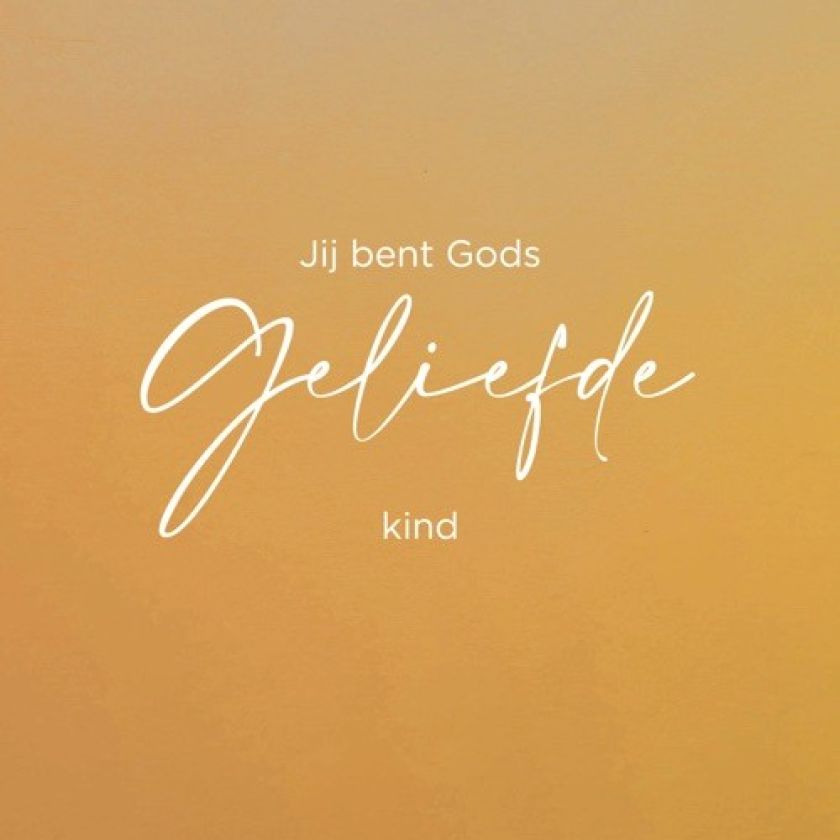 Poster 50x70 Jij bent Gods geliefde kind - 552633P -  Posters XL  bij MajesticAlly