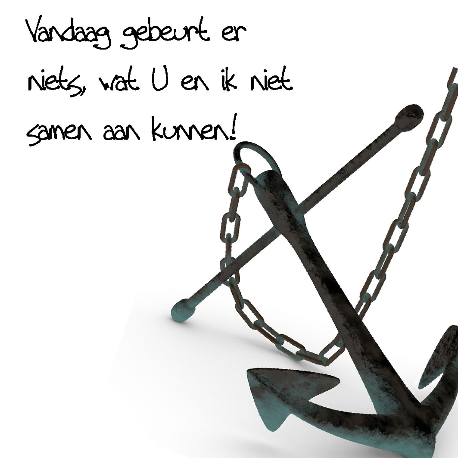 Choice kaartje vandaag gebeurt er niets - MA10115 -  Minikaartjes - vierkant bij MajesticAlly