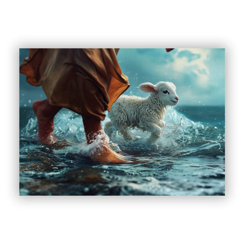 Plexiglas Naast je lopen LR b482966a