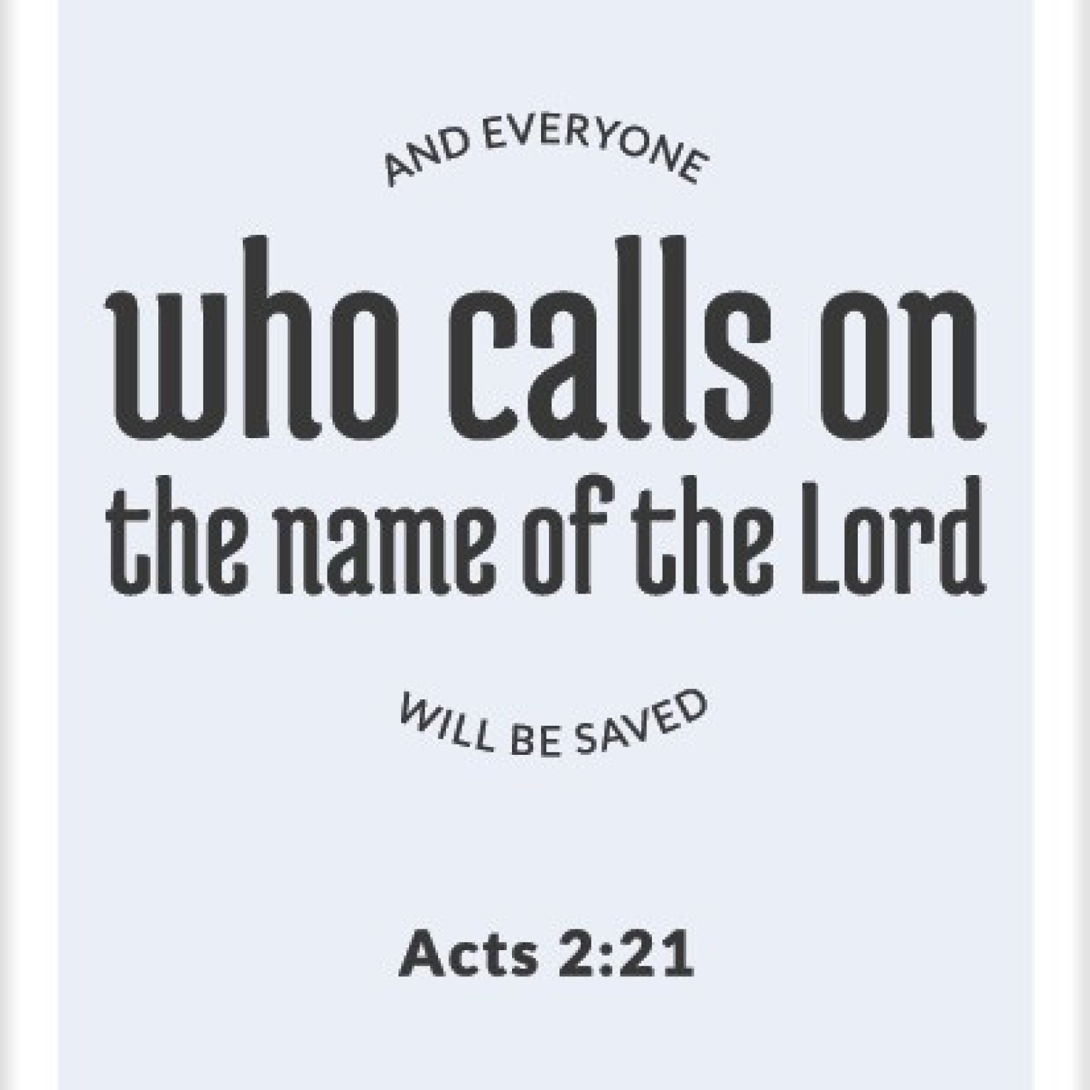 Kaart 'Who calls on the Lord' - MA25026 -  Beautiful Day bij MajesticAlly