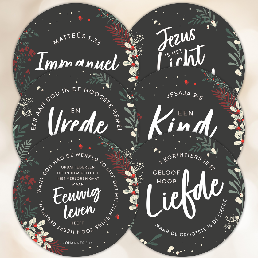 Ronde kerstkaartenserie 5 b9897712