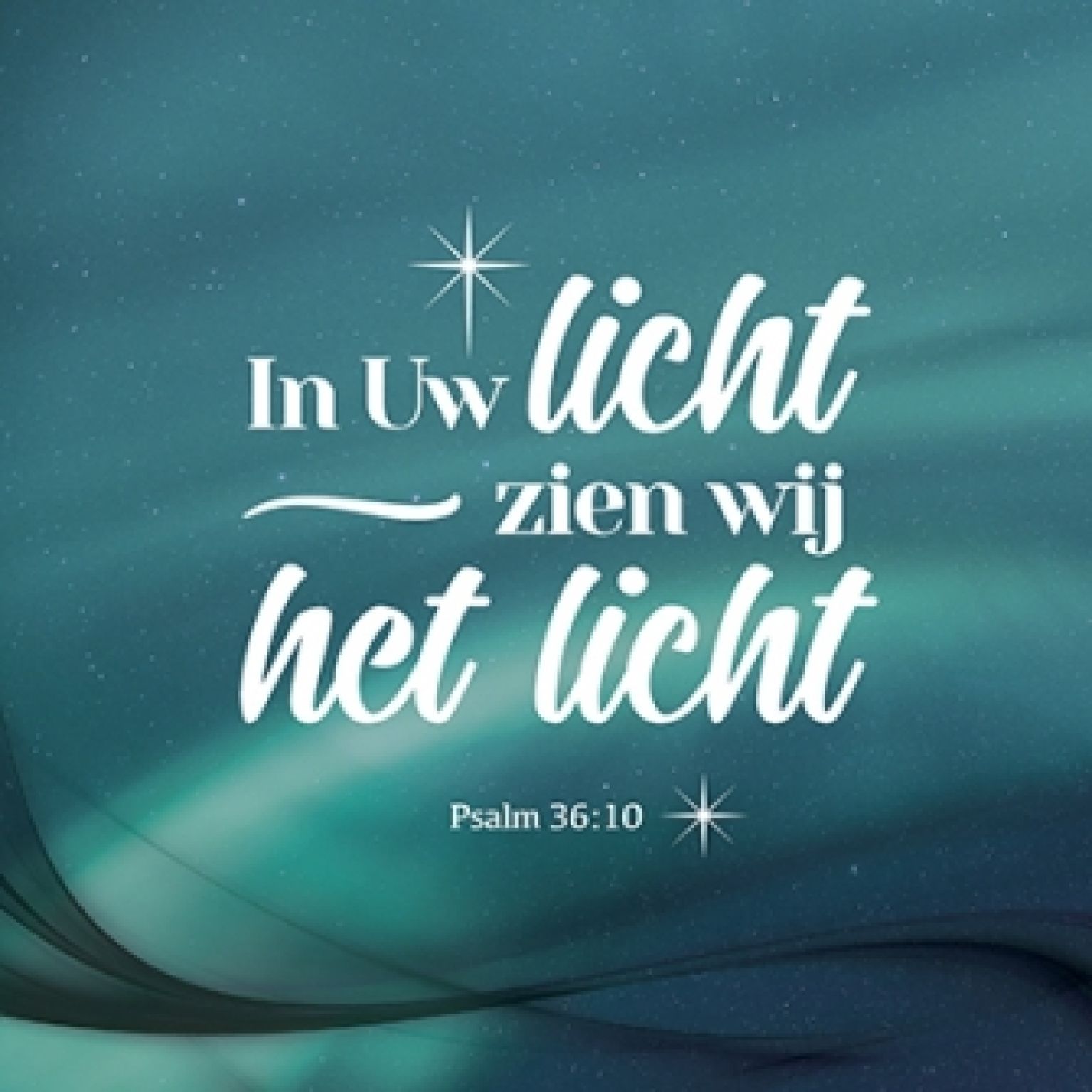 Kerstkaart 'In Uw licht' - 454109 -  Kerst-Morgenster bij MajesticAlly