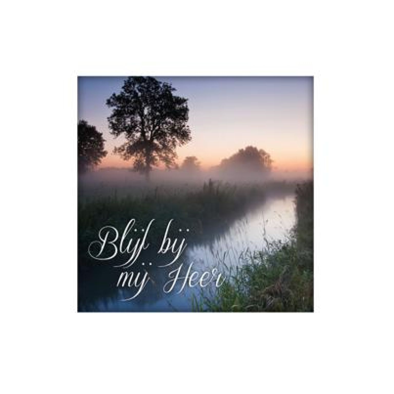 Wenskaart 'Blijf bij mij Heer' - MA14020 -  Living Melodies bij MajesticAlly