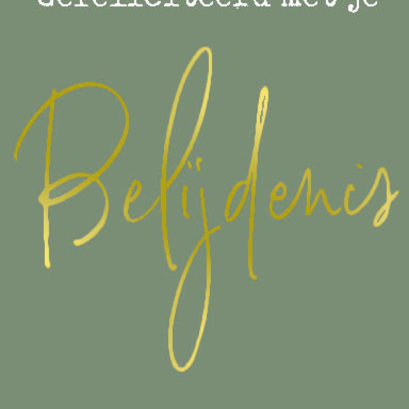 MA52105 - Boekenlegger 'Gefeliciteerd met je Belijdenis'