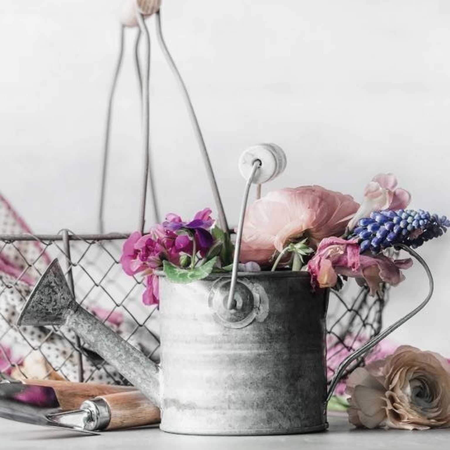 Kaart 'Gieter bloemen' - MA40025 -  Landelijk bij MajesticAlly