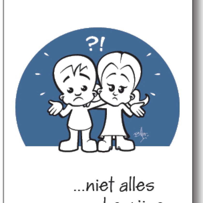 Minikaart x10 geloven is niet alles begrijpe - 44555xx -  Minikaartjes bij MajesticAlly