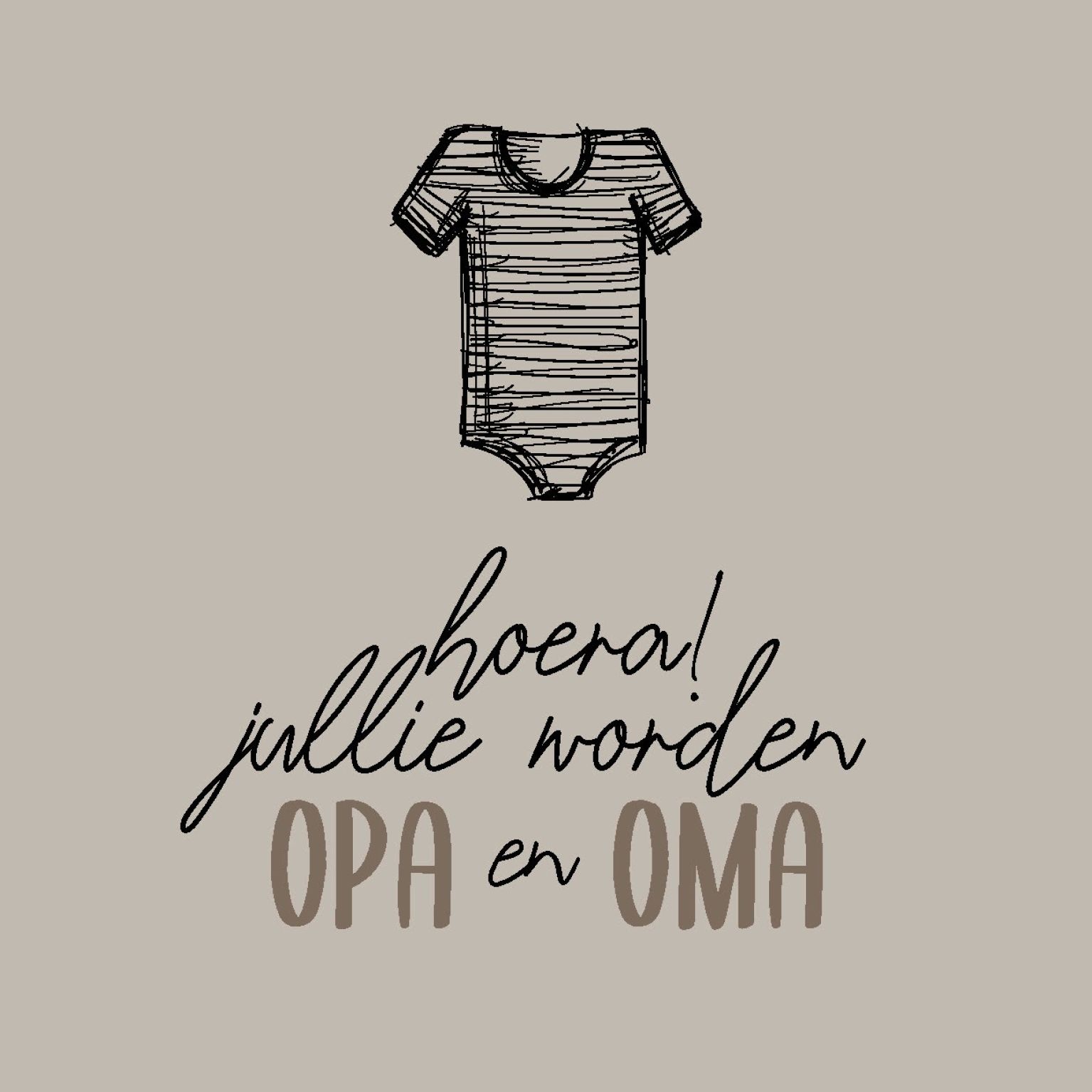 Wenskaart 'Hoera, jullie worden opa en oma' - MA44006 -  LUV2022 bij MajesticAlly