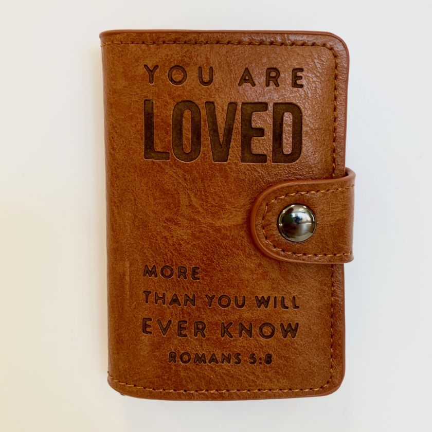 MA20202 Wallet 'Loved' - lichtbruin