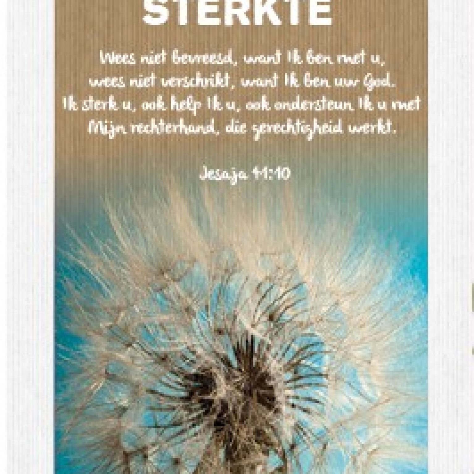 Kaart 'Sterkte - Jesaja 11' - MA17018 -  Leef!  bij MajesticAlly