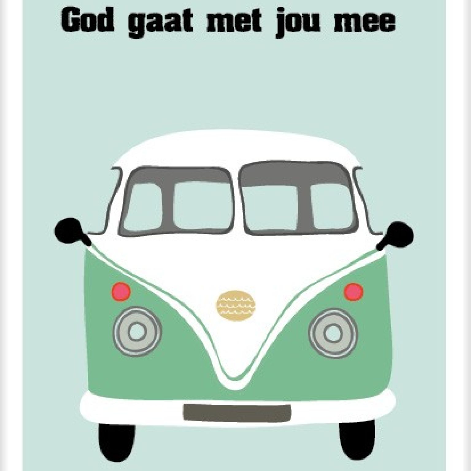 Kaart 'God gaat met je mee' - MA25024 -  Beautiful Day bij MajesticAlly