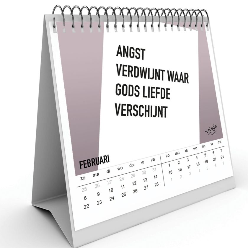 Bureaukalender Visje 2026 Februari c9fd8ea3