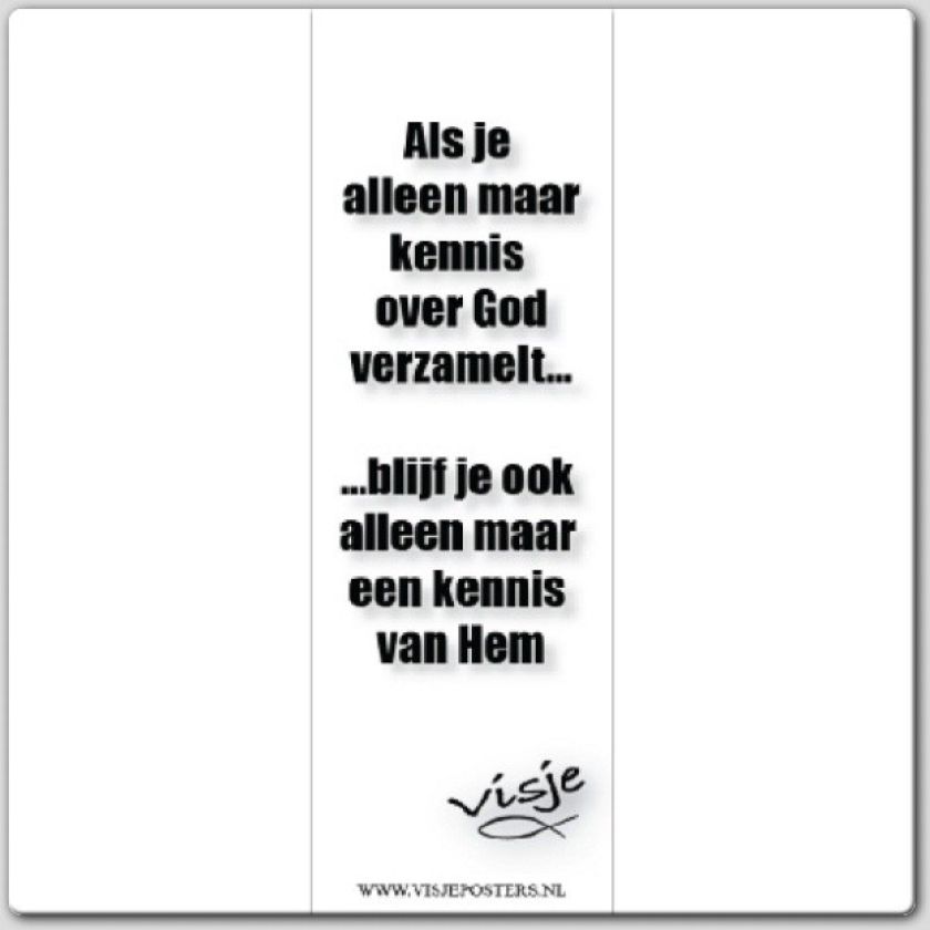 Boekenlegger visje als je alleen maar ke - 44869 -  Visje bij MajesticAlly