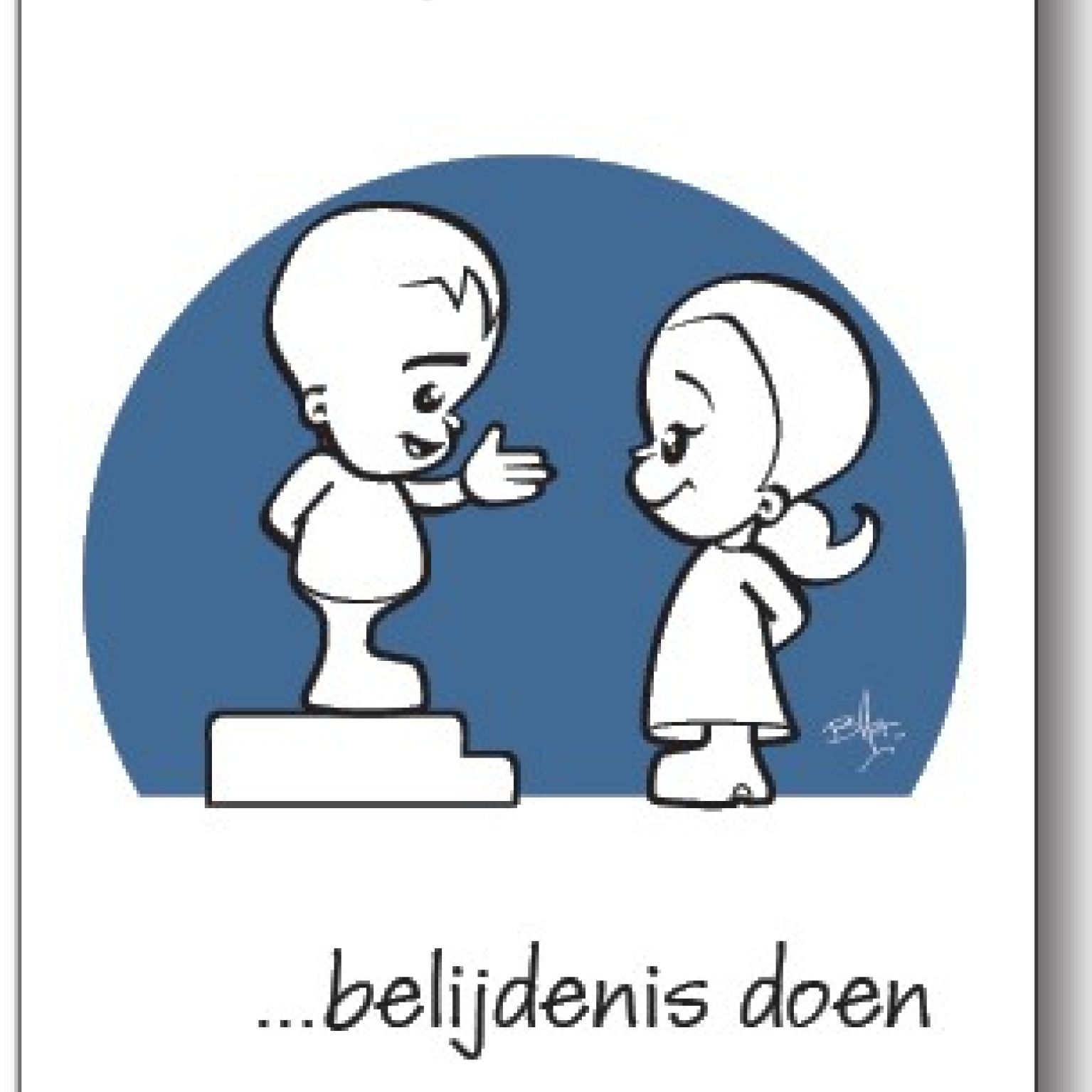 10x kaart 'Geloven is belijdenis doen' - 44529 -  Geloven is bij MajesticAlly