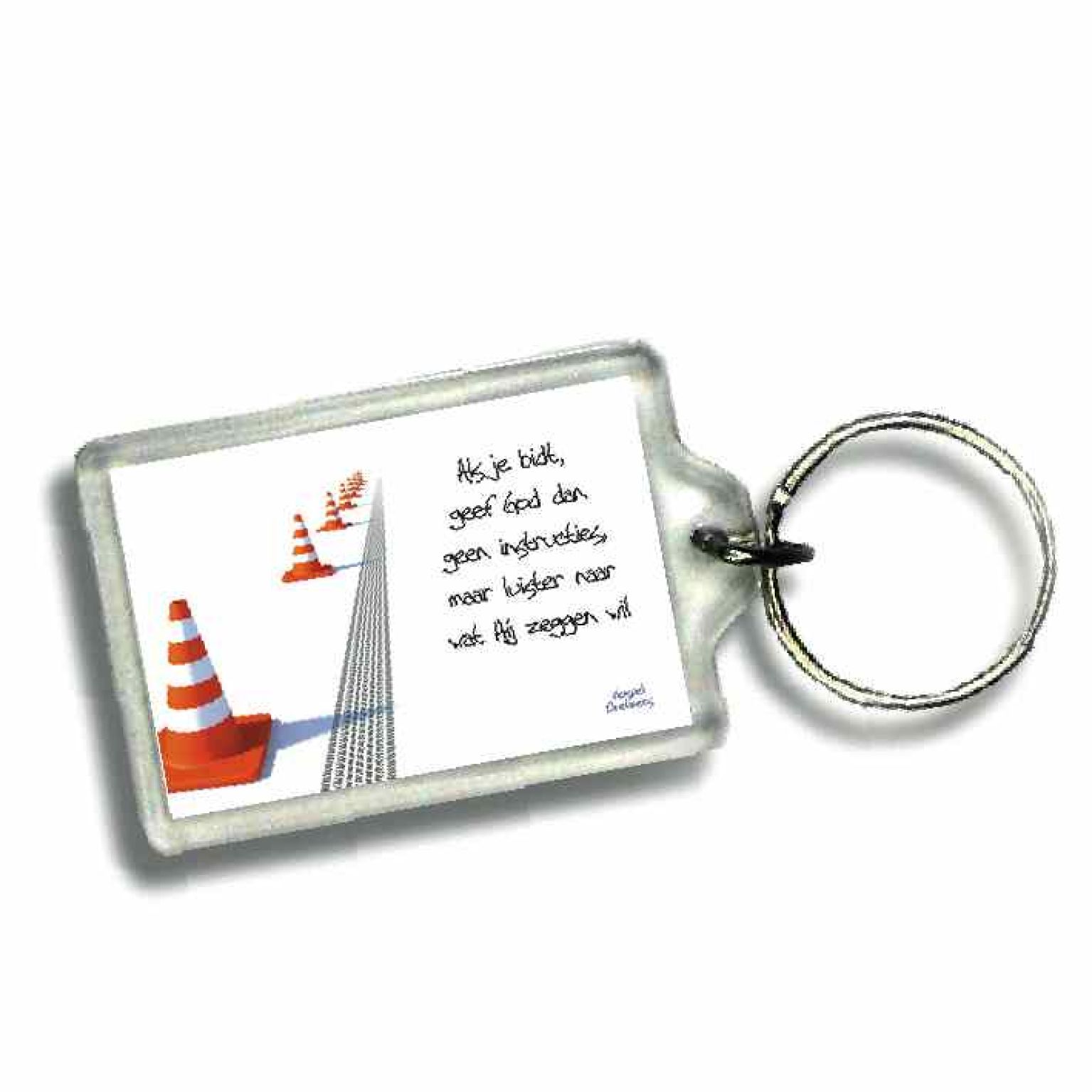 Sleutelhanger als je bidt - 46629 -  Gospel Oneliner bij MajesticAlly