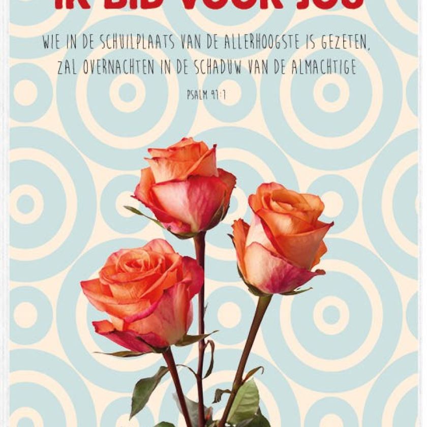 Kaart 'Ik bid voor jou' - MA17026 -  Leef!  bij MajesticAlly