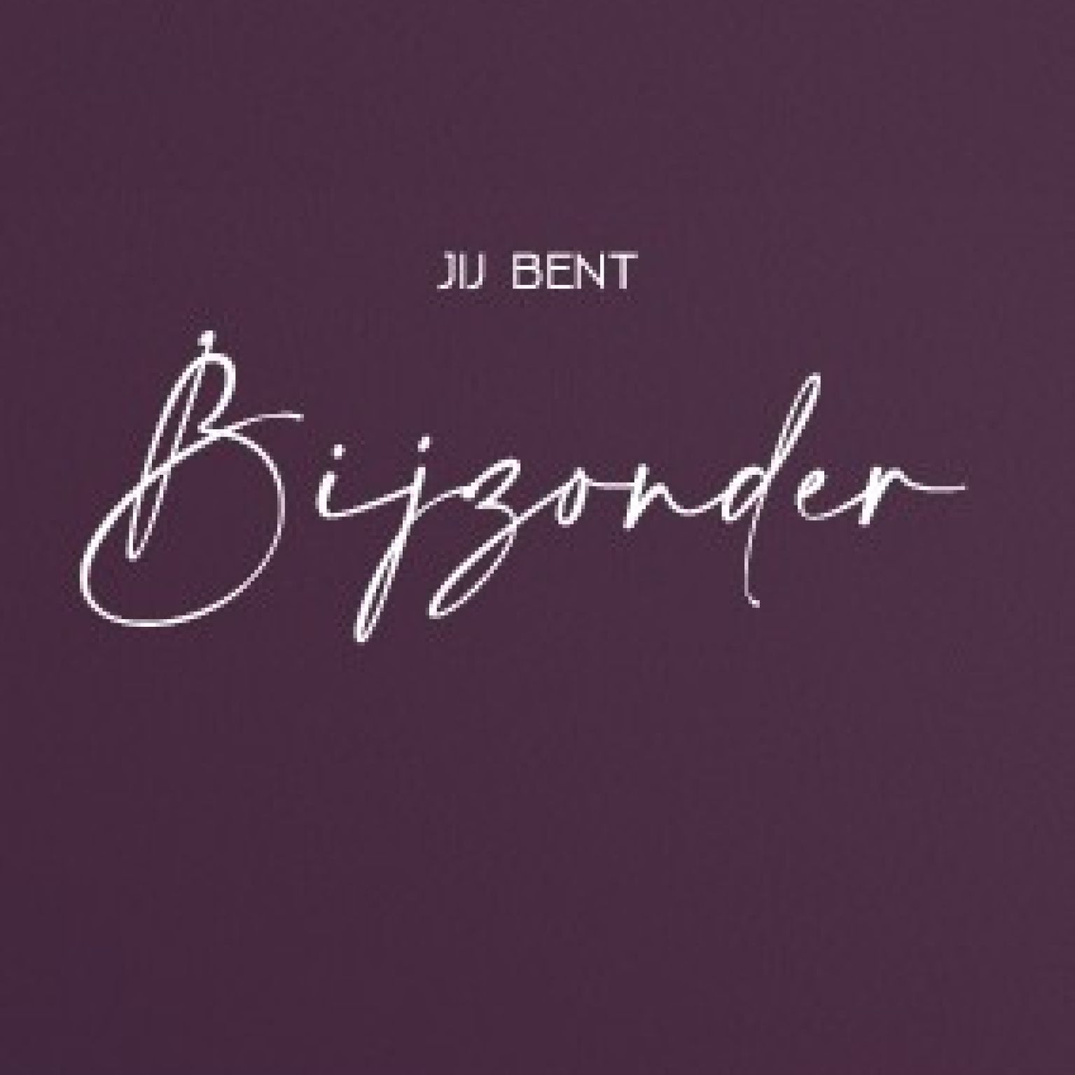 Minikaart 'Jij bent bijzonder - paars' - 552630MK -  Minikaartjes