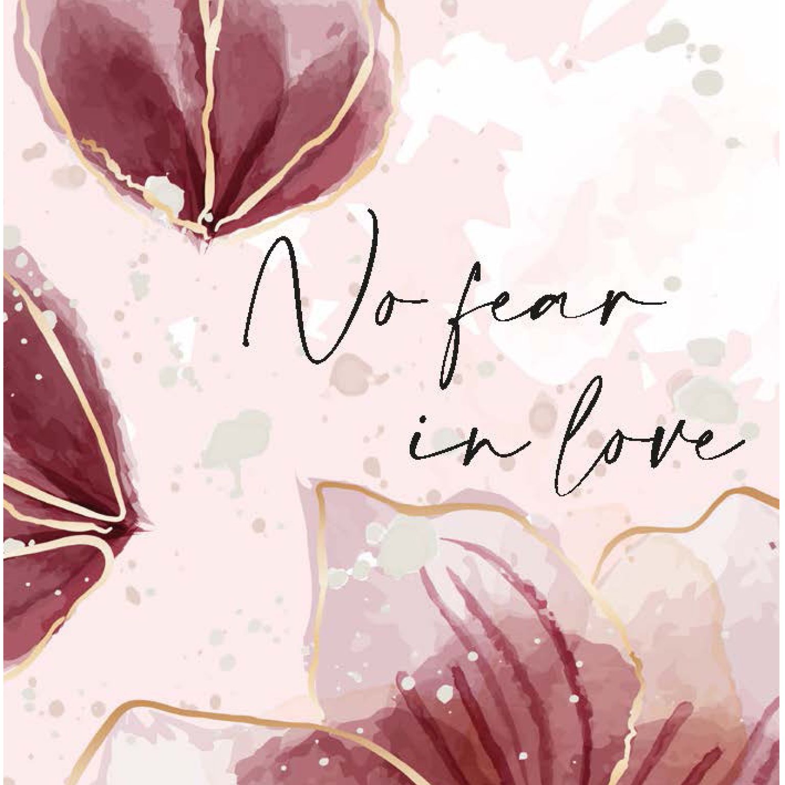 MA55201 Minikaartje 'No fear in love'