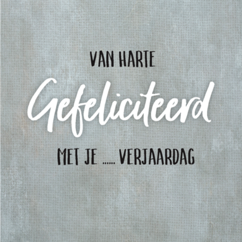 Wenskaart 'Gefeliciteerd verjaardag' - MA43010 -  Courage bij MajesticAlly