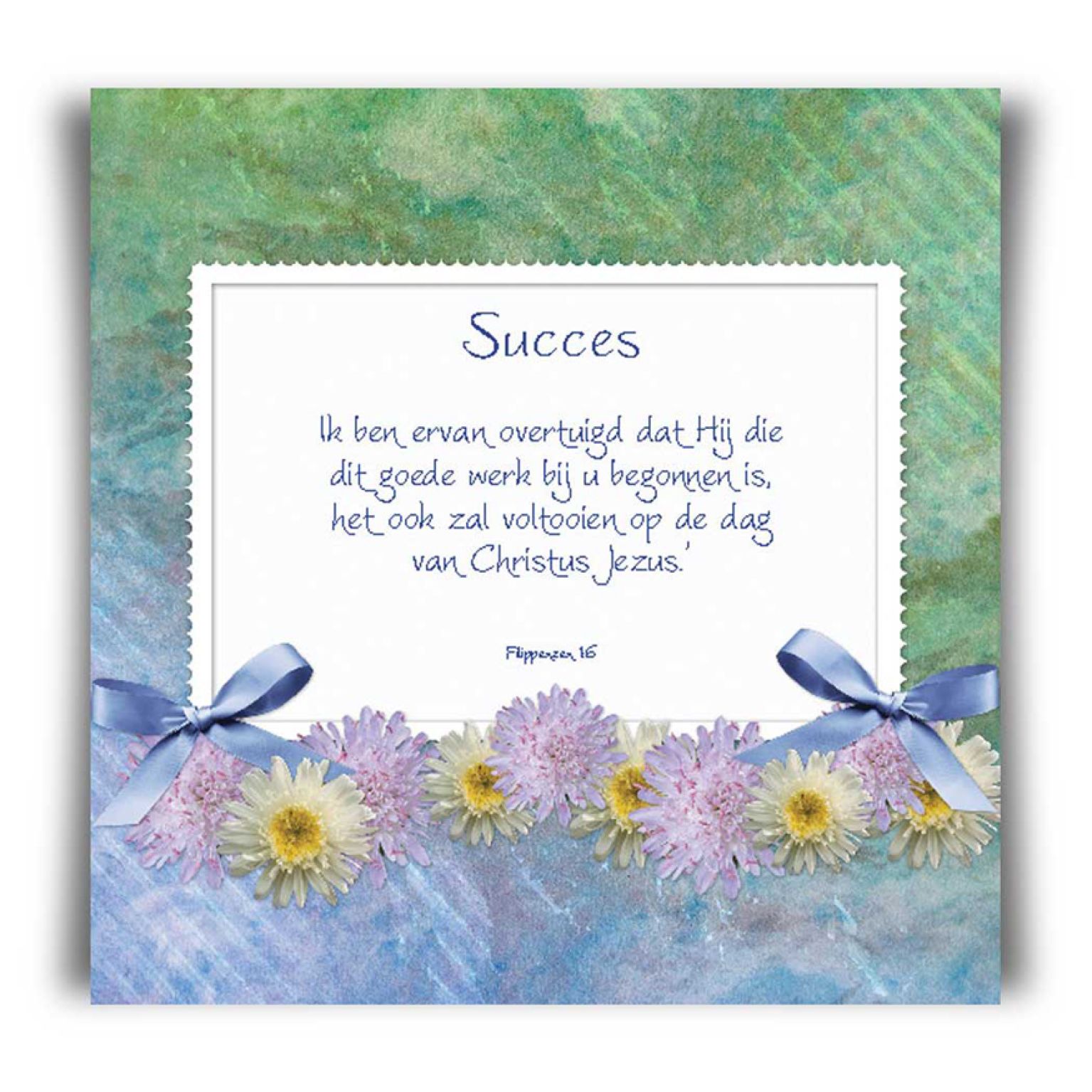 Kaart 'Succes - ik ben ervan overtuigd' - 45025 -  Bible Message bij MajesticAlly