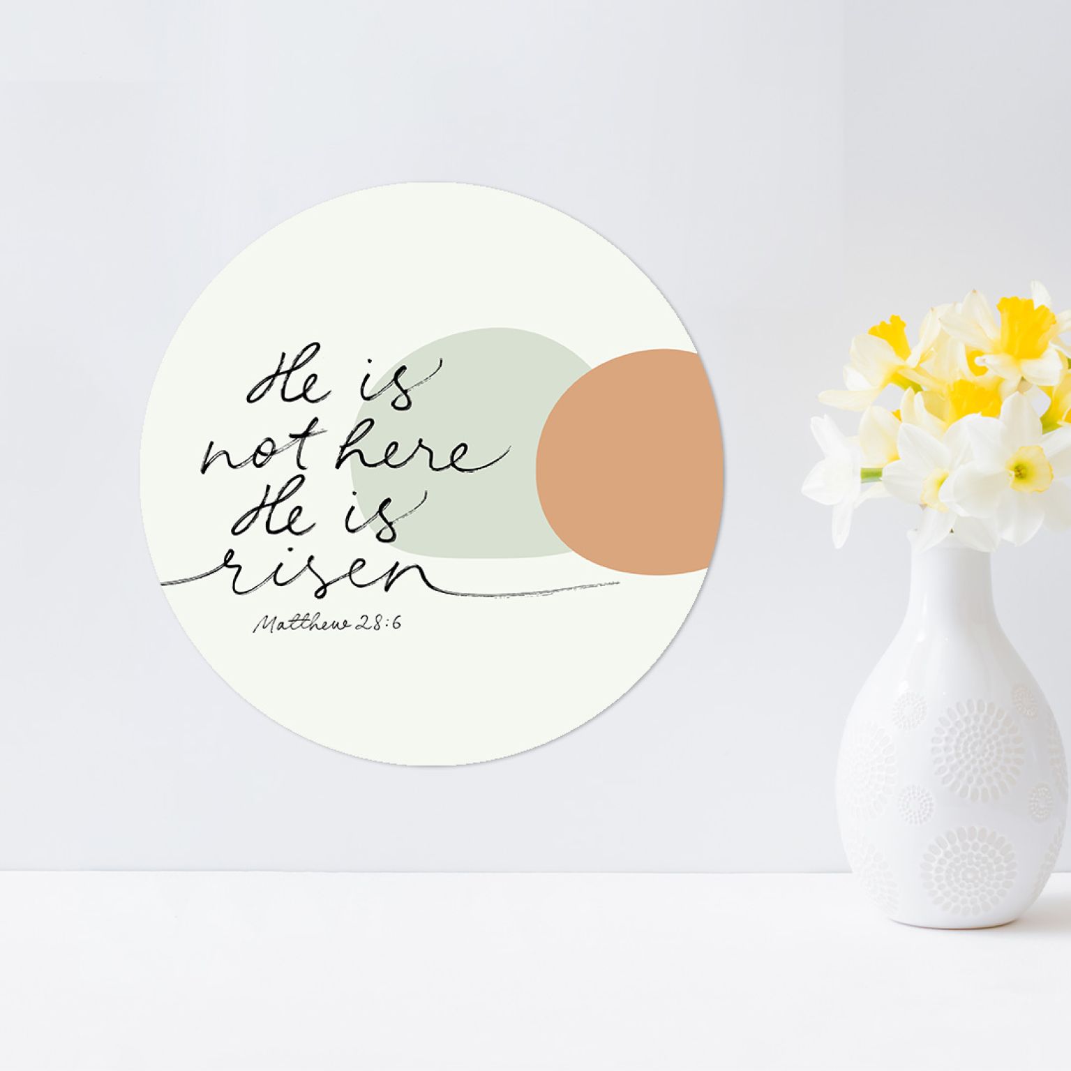 MA39909 Paascirkel 'He is risen'