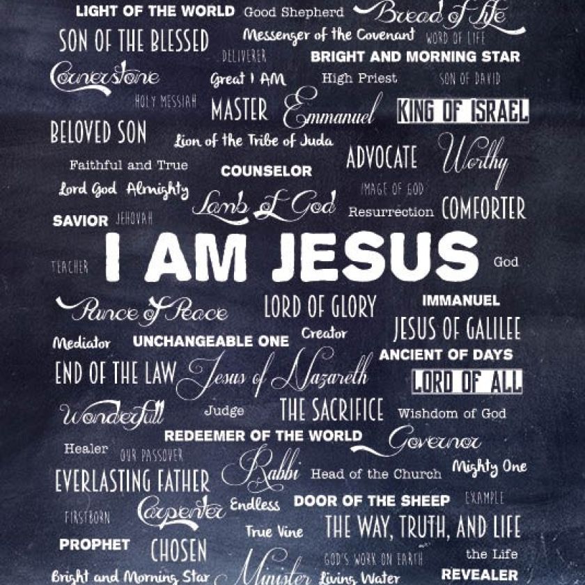 Miniposter I am Jesus 20x30cm - 9789078893288 -  Cadeau's bij MajesticAlly