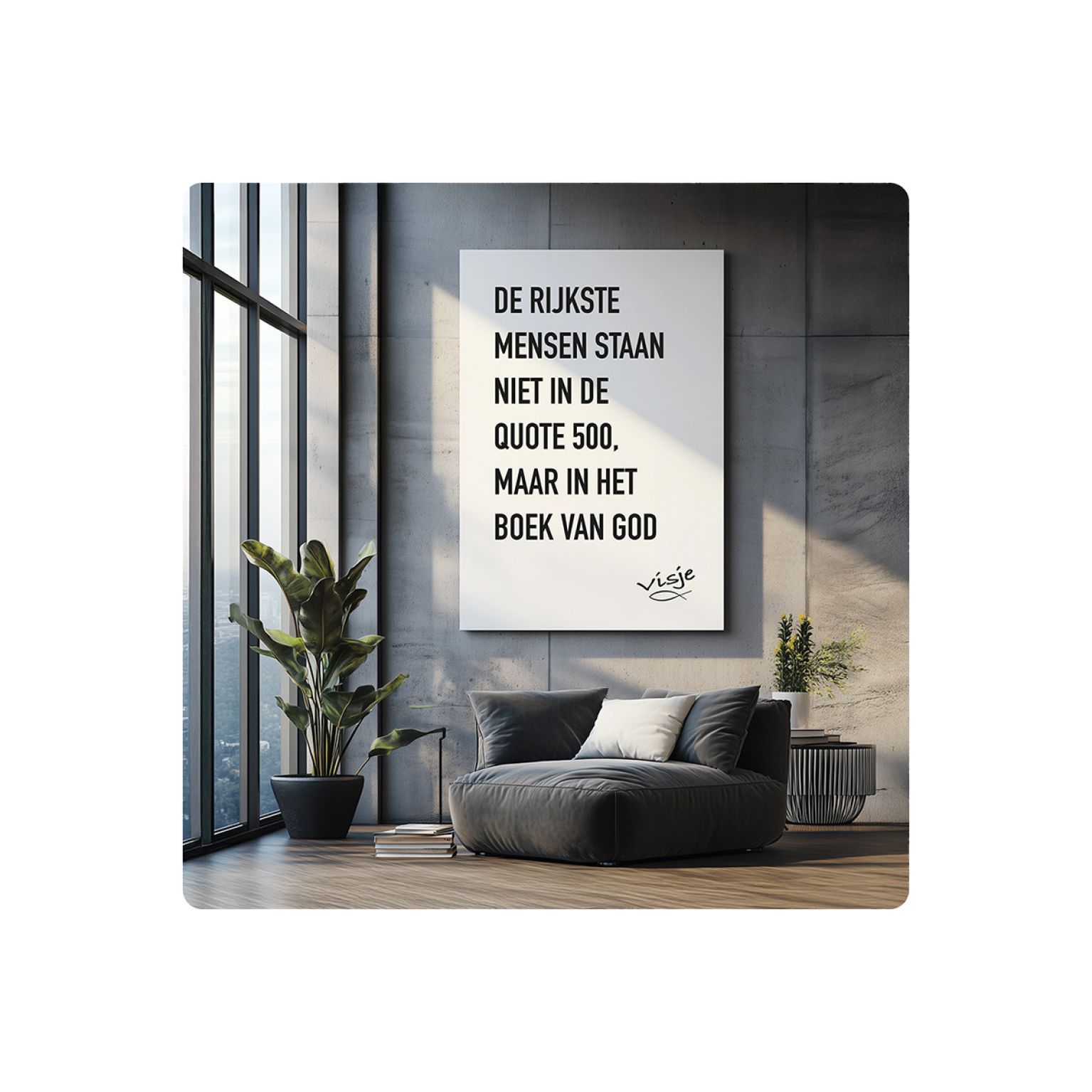 V16004 Visje Cadeaubordjes 15x15 Rijk Quote500 e441cc6c