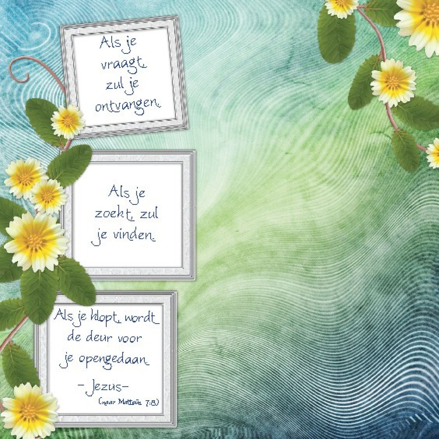 Choice kaartje als je vraagt zul je - 42005 -  Minikaartjes - vierkant bij MajesticAlly