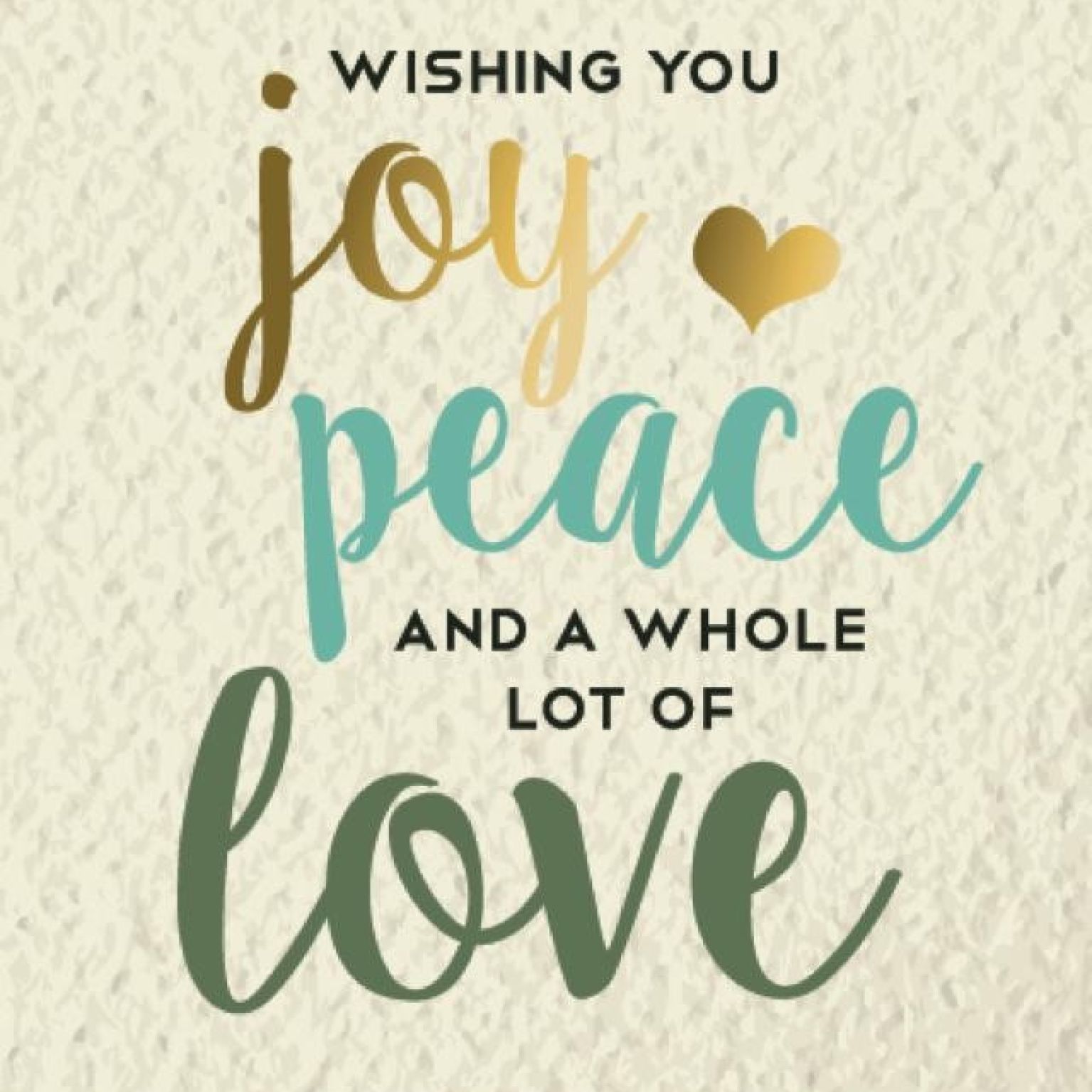 kerstkaart - Joy Peace Love Believe - craft' - MA26204 -  Christelijke kerstkaarten bij MajesticAlly