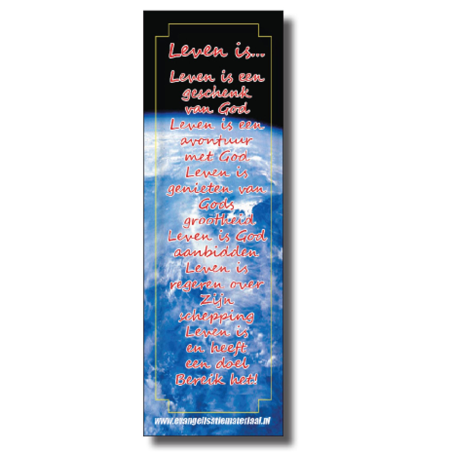 Boekenlegger 'Leven is'