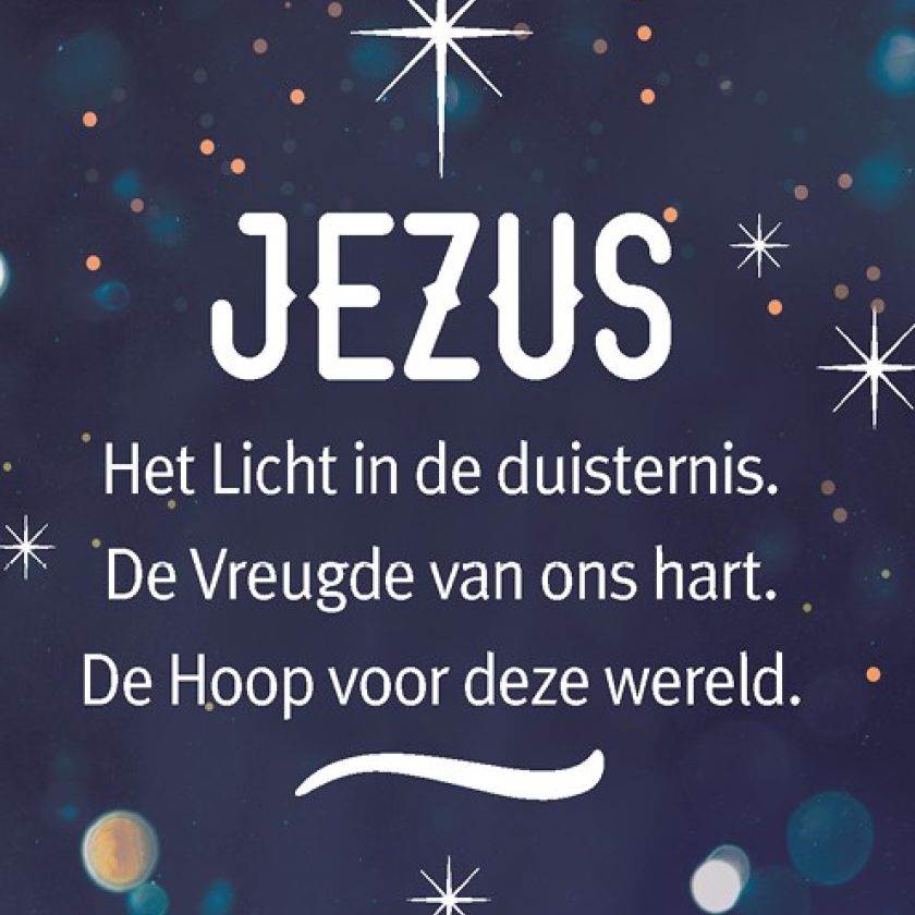 Kerstkaart 'Jezus' - MA26228 -  Christelijke kerstkaarten bij MajesticAlly