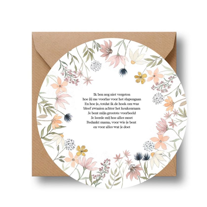 Cirkelcadeau 'Ik ben nog niet vergeten' - MA39655 -  Moederdag bij MajesticAlly