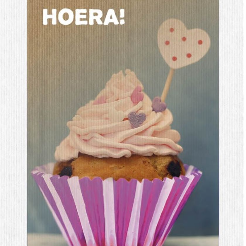 Kaart 'Hoera' - MA17003 -  Leef!  bij MajesticAlly